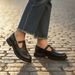 Emiliana T - Strap Leather Shoes – Women's Classic Buckle T - Strap Shoes - Monsta Online