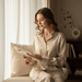 Laura Silk - Blend Shirt – Women's Luxurious Long Sleeve Silky Blouse - Monsta Online