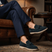 Yorkton Suede Loafers – Men's Slip - On Moc - Toe Suede Loafers - Monsta Online