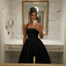 Aurelis Halter - Neck Dress – Women's Elegant Structured Flared Midi Dress - Monsta Online