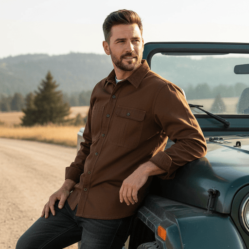 Lander Casual Shirt – Men's Classic Cotton Blend Shirt - Monsta Online