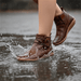 Galaris Orthopedic Mid - Top Boots – Women's Buckle Strap Leather Support Boots - Monsta Online