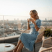 Vesper Wrap Midi Dress – Women's Faux - Wrap Flutter Sleeve Midi Dress - Monsta Online