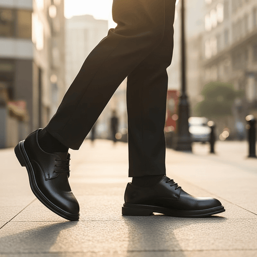 Noel Leather Dress Shoes – Men's Classic Lace - Up Genuine Leather Dress Shoes - Monsta Online