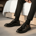 Noel Leather Dress Shoes – Men's Classic Lace - Up Genuine Leather Dress Shoes - Monsta Online
