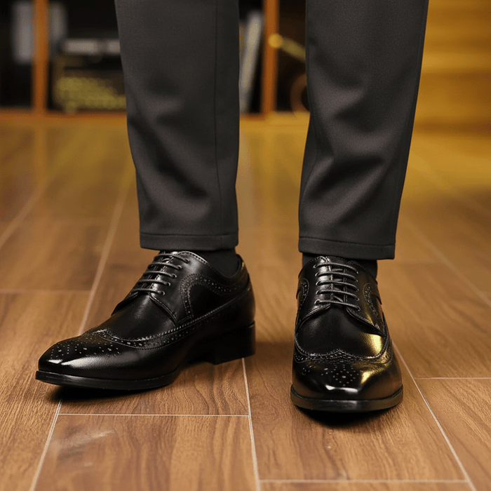 Regent Leather Dress Shoes – Men's Premium Polished Formal Dress Shoes - Monsta Online