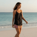 Nerina Linen Strap Top – Women's Spaghetti Strap Breathable Linen Top - Monsta Online
