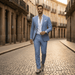 Theo Suit Set – Men's Tailored Two - Piece Blazer & Trousers Suit - Monsta Online
