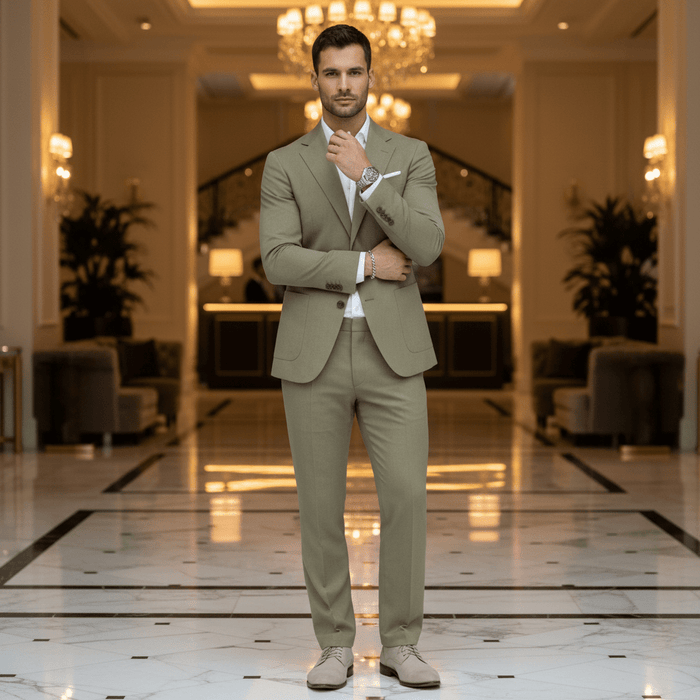 Theo Suit Set – Men's Tailored Two - Piece Blazer & Trousers Suit - Monsta Online