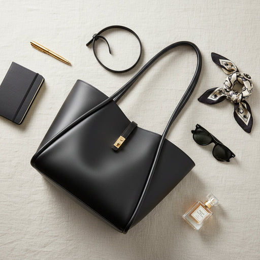 Henrietta Luxury Leather Tote Bag for Women – Elegant Vegan Leather Handbag - Monsta Online