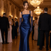 Vivienne Ruched Satin Maxi Dress Set – Women's Square Neck Wedding Guest Dress - Monsta Online