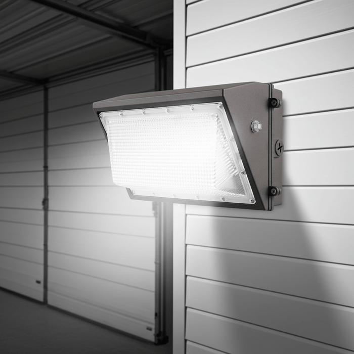 Durable 2 - Pack 100W LED Wall Lights - 5000K Outdoor Illumination - Monsta Online