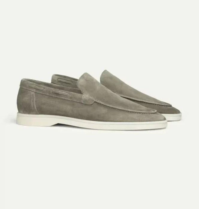 Men's Luxury Suede Yacht Loafers – Handcrafted Slip - On Boat Shoes for Every Occasion - Monsta Online