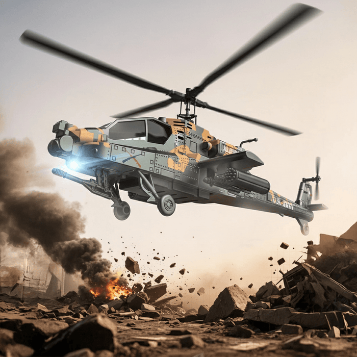 2.4GHz Military RC Helicopter for Adults and Kids - with Dual Batteries - Monsta Online