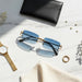 Soleil Luxury Cat - Eye Sunglasses – UV400 Vintage Retro Shades, Lightweight & Elegant - Monsta Online