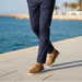 Men's Suede Slip - On Loafers – Elegant Dress Shoes for Work, Formal & Smart Casual Wear - Monsta Online