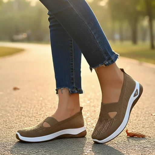 Women's Slip - On Mesh Sneakers – Cushioned Insole, Breathable & Flexible Fit - Monsta Online