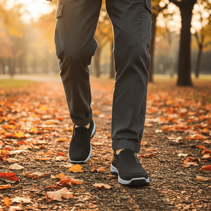 Men's Orthopedic Waterproof Shoes – Wide Toe Box, Arch Support & All - Day Comfort - Monsta Online