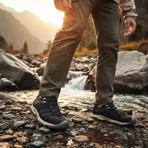 Men's Waterproof Hiking Shoes – All - Terrain Grip, Reinforced Toe Cap & Breathable Mesh - Monsta Online