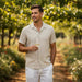 Amalfi Linen Set – Men's 100% Linen Shirt & Drawstring Pants Co - Ord Set - Monsta Online