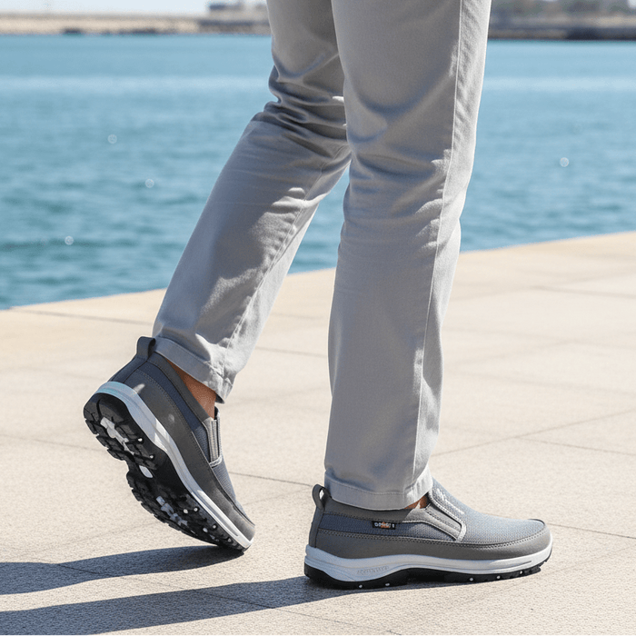 Men's Orthopedic Waterproof Shoes – Wide Toe Box, Arch Support & All - Day Comfort - Monsta Online