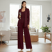 Miriam Sequin Lace Trouser Suit – Women's 3 - Piece Wide Leg Wedding Guest Suit - Monsta Online