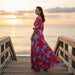 Lynor Floral Dress – Women's Elegant Day - to - Night Midi Dress - Monsta Online