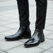 Samuel Leather Dress Boots – Men's Full - Grain Brogue Lace - Up Boots - Monsta Online