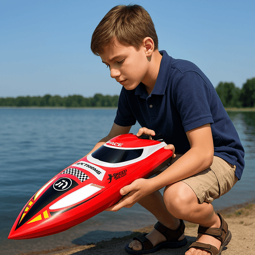 Extreme: 20MPH High - Speed 2.4GHz RC Electric Boat with Dual Batteries - Monsta Online