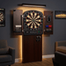 Digital Dartboard Cabinet Set with LED Display and Complete Accessories - Monsta Online
