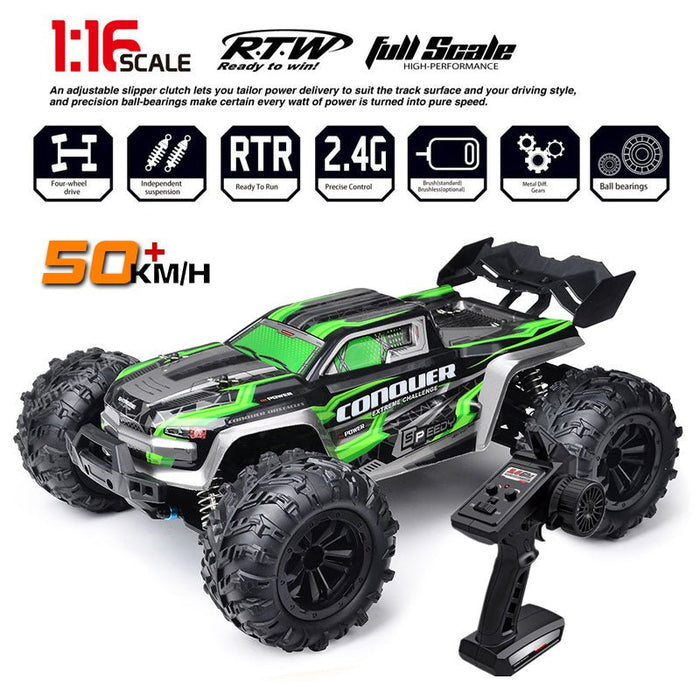 Conquer: 50KM/H Radio Controlled RC Racing Car - Monster Truck For Kids and Adults - Monsta Online