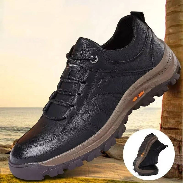 Premium Men's Orthopedic Leather Shoes for Ultimate Comfort - Monsta Online