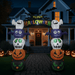 8.2FT Halloween Inflatable Pumpkin Archway with LED Lights – Giant Blow Up Halloween Decoration - Monsta Online