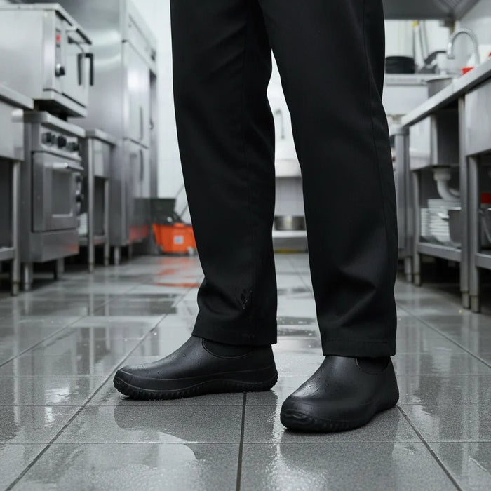 Men's Waterproof Slip - On Work Shoes – Non - Slip, Durable & Comfortable - Monsta Online