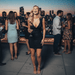 Noëlle Bodycon Mini Dress – Women's Sleeveless V Neck Structured Panel Dress - Monsta Online