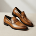 Rowan Penny Loafers – Men's Classic Leather & Suede Slip - On Dress Shoes - Monsta Online