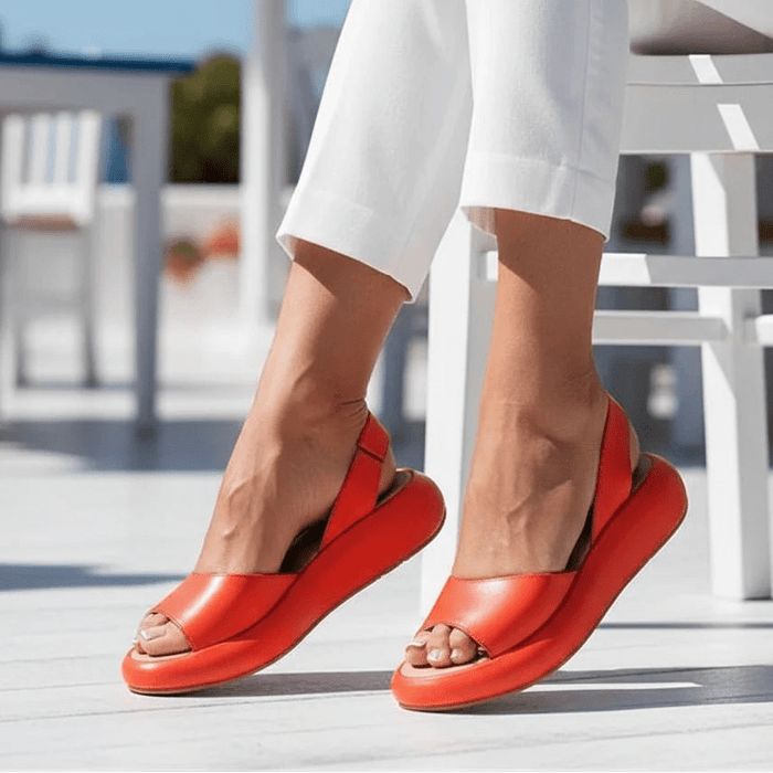 Women's Slip - On Open Toe Sandals – Cushioned Footbed & Textured Non - Slip Sole - Monsta Online