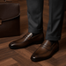 Rowan Penny Loafers – Men's Classic Leather & Suede Slip - On Dress Shoes - Monsta Online