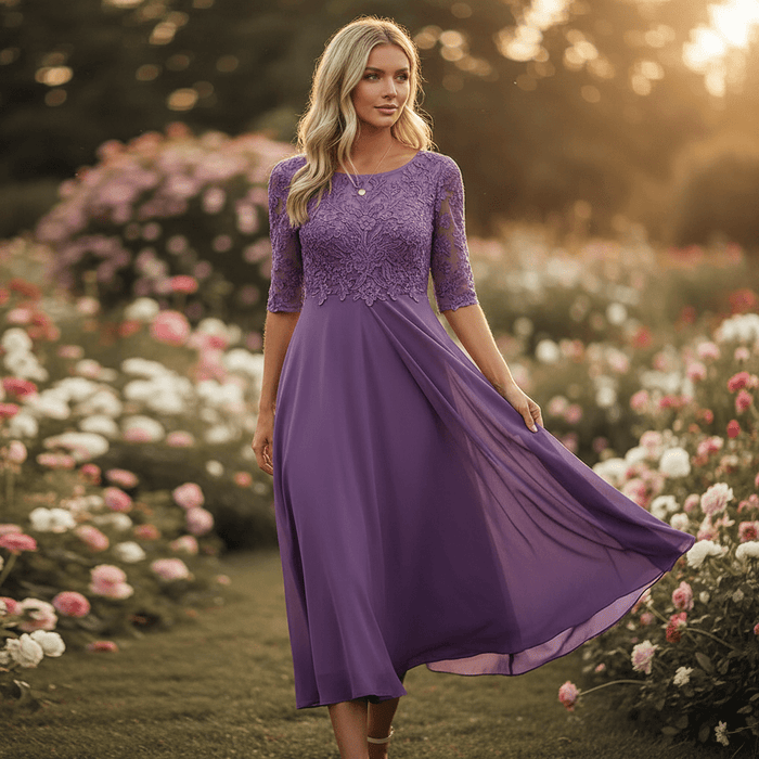 Women's Elegant Dress – Breathable, Flattering Fit for Weddings, Cocktail & Special Occasions - Monsta Online