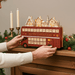 Light - Up Wooden Christmas Advent Calendar Bus with Daily Surprises - Monsta Online