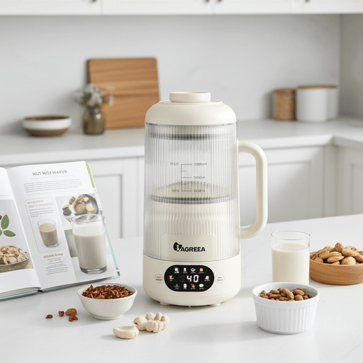 Quiet Almond Milk Maker 35oz with 8 Blades and Easy Clean - Monsta Online