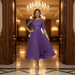 Women's Elegant Dress – Breathable, Flattering Fit for Weddings, Cocktail & Special Occasions - Monsta Online
