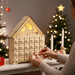 Wooden LED Christmas Advent Calendar Manger Scene with 24 Countdown Drawers - Monsta Online