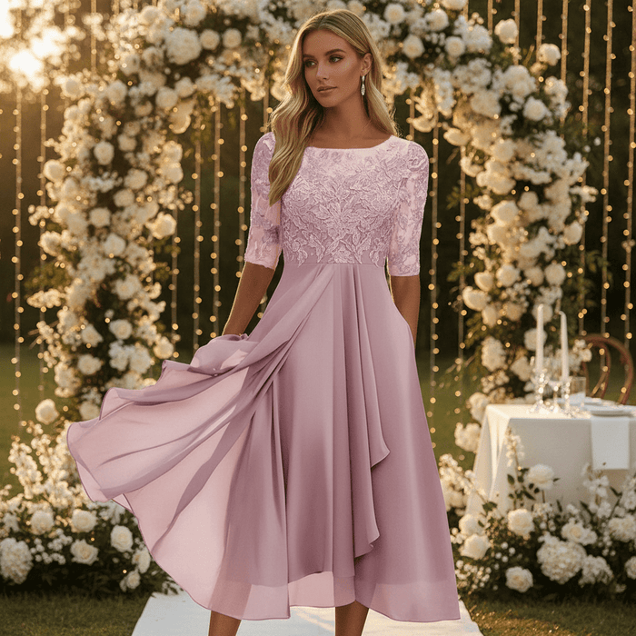Women's Elegant Dress – Breathable, Flattering Fit for Weddings, Cocktail & Special Occasions - Monsta Online