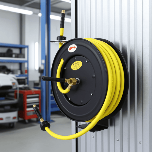Heavy Duty 1/2" Retractable Air Hose Reel 50 ft for Efficient Storage - Monsta Online