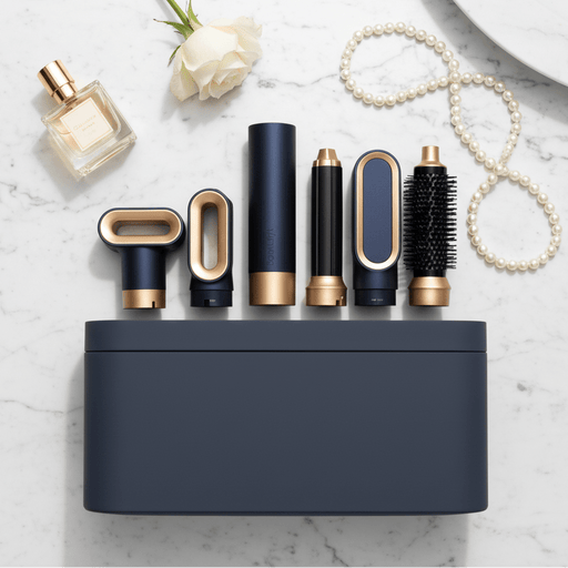 Glossify 5 - in - 1 Ionic Hot Air Brush – 1000W Blow Dryer Styler for Frizz - Free Salon Blowouts - Monsta Online