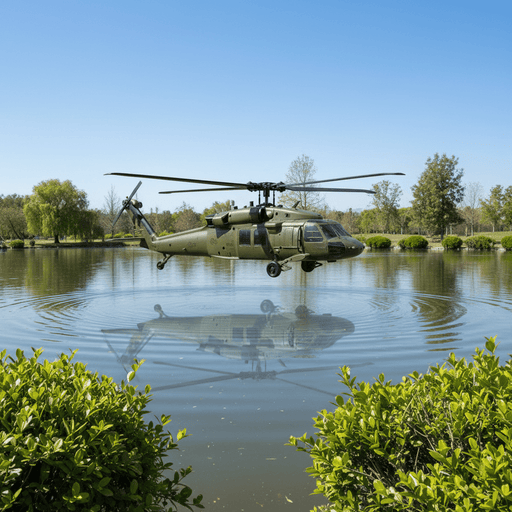 Military RC Helicopter 4CH Blackhawk - Brushless, 3 Batteries, Long Flight Time Remote Control Helicopter - Monsta Online