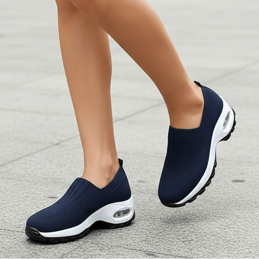 Women's Slip - On Plantar Fasciitis Shoes – Cushioned Insole & Breathable Anti - Slip Design - Monsta Online