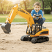 1:14 Scale Remote Control Excavator RC Construction Toy with Metal Shovel and Dual Batteries - Monsta Online