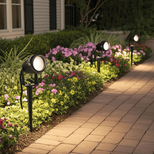 12 Pack Landscape Lights 6W Low Voltage Outdoor Pathway Spotlights Set - Monsta Online